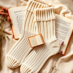 Book Girl Cozy Socks
